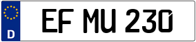 Truck License Plate